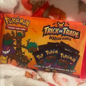 Pokemon Trick or Trade Booster Bundle - Orange and Black